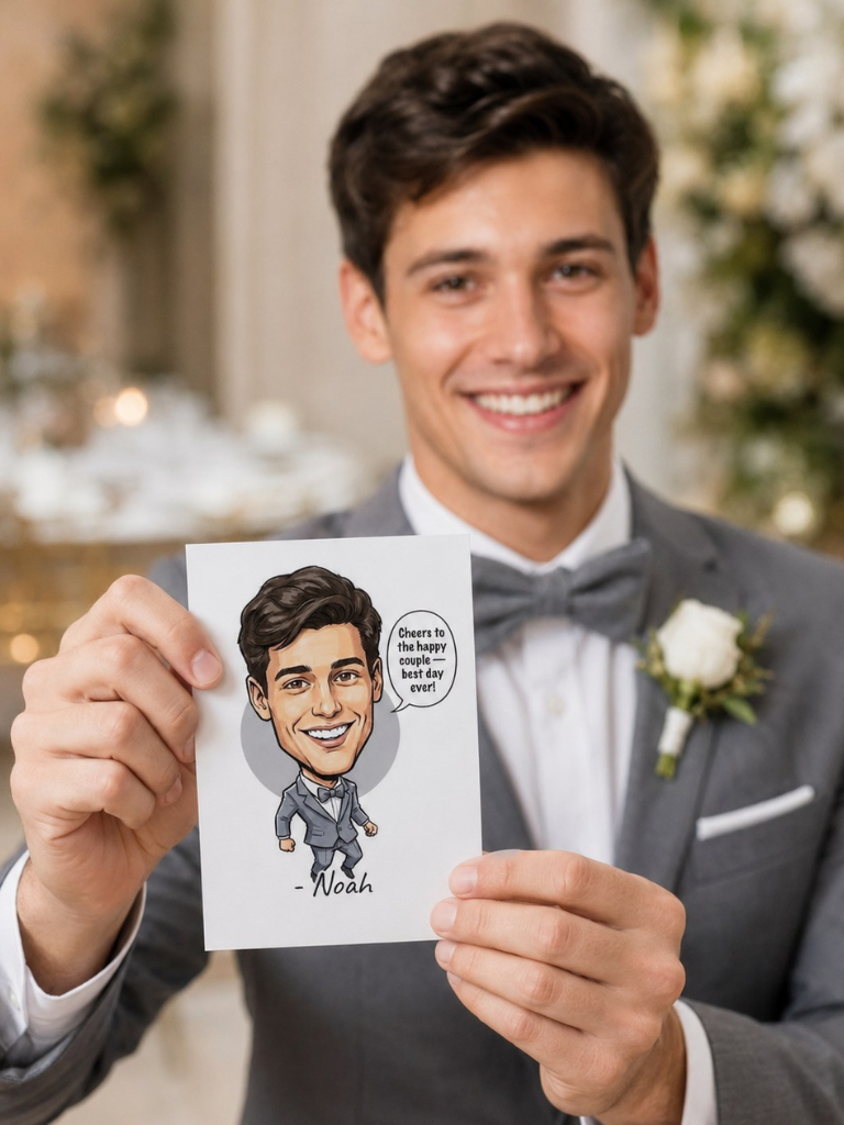 Sketch booth bröllop