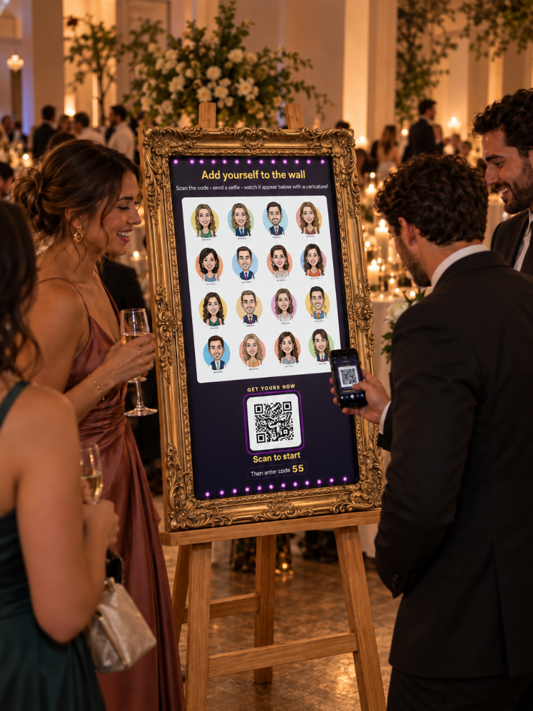 Sketch booth tv